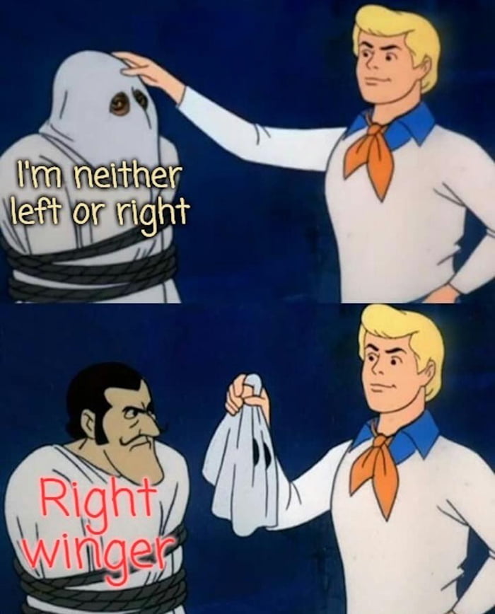 "Both sides are equally bad!" - 9GAG