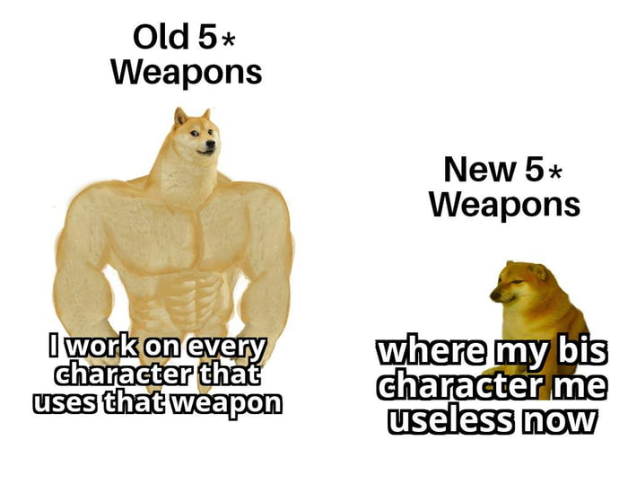 The Current State of 5* Weapons - 9GAG