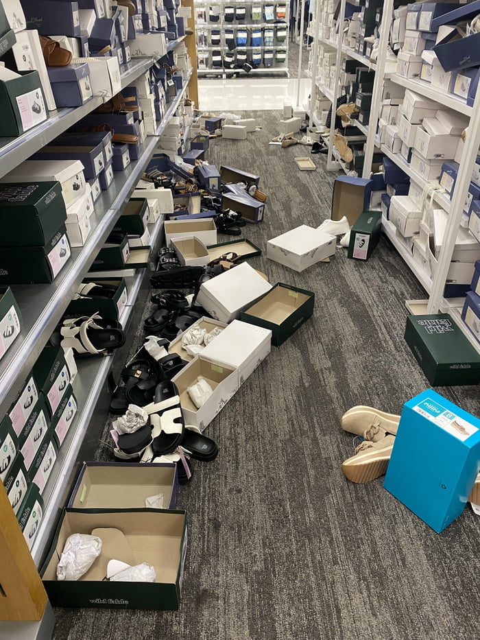 The shoe aisle at Target 9GAG