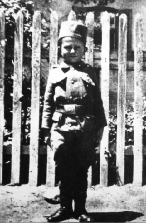 Momčilo Gavrić the youngest Serbian soldier of World War One; he became ...