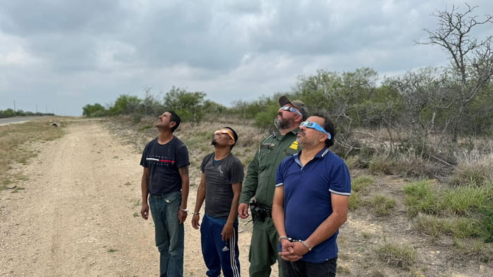 'Bro let us watch the eclipse before we get deported', Border Patrol ...