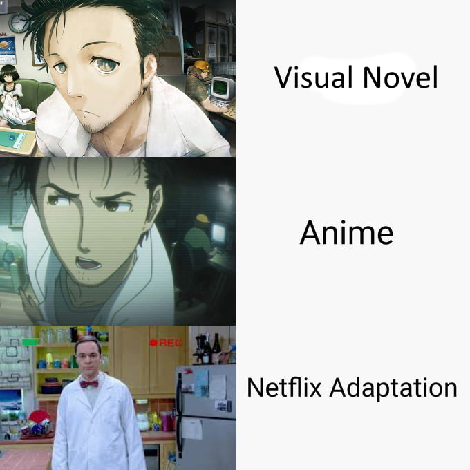 Steins; Gate disponível na Netflix