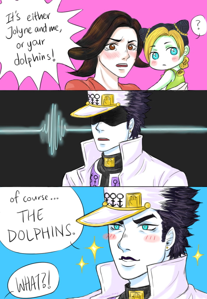 Jotaro Likes Dolphins 9gag 6987