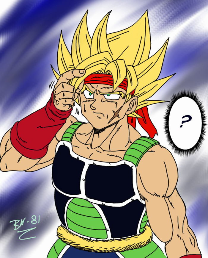 Daily dragon ball #7 Bardock is wondering what happened to his hair. 