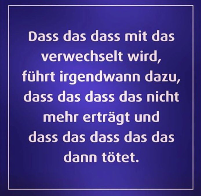 It Is A Correct German Sentence 9gag It Is A Correct German Sentence