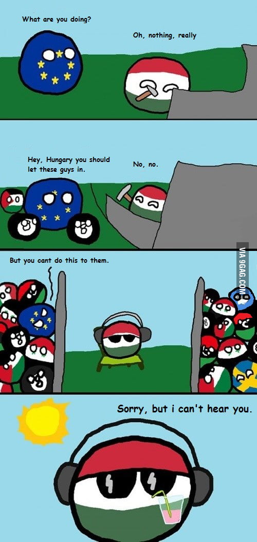 Hungary right now. 9GAG