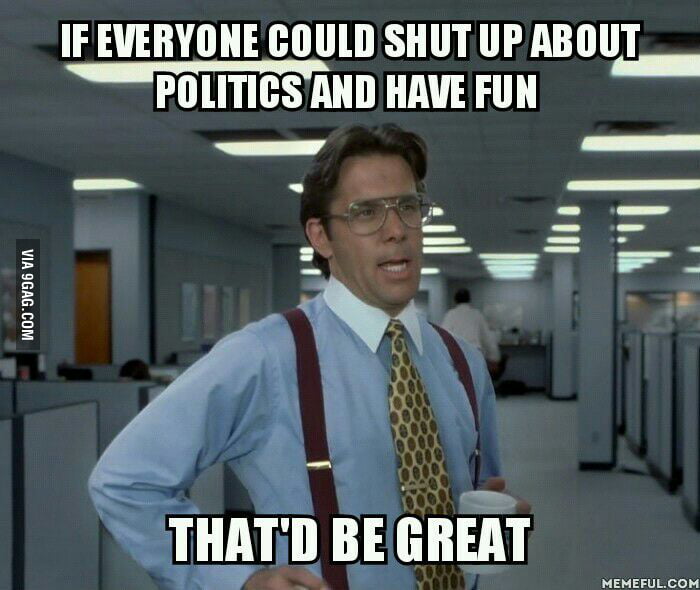 Seriously people its 9gag go to a page where people debate - 9GAG