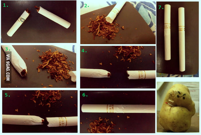 how to fix a broken cigarette How to fix broken cigarettes