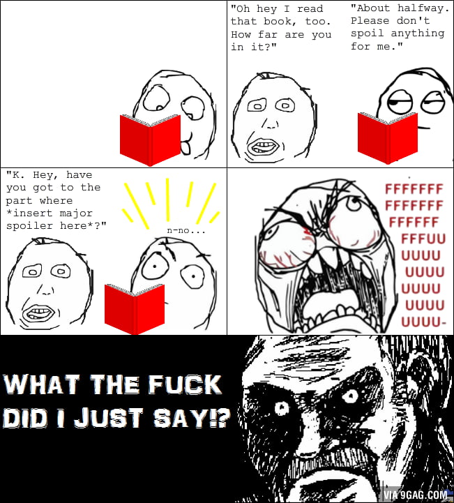 Spoilers Rage - 9GAG