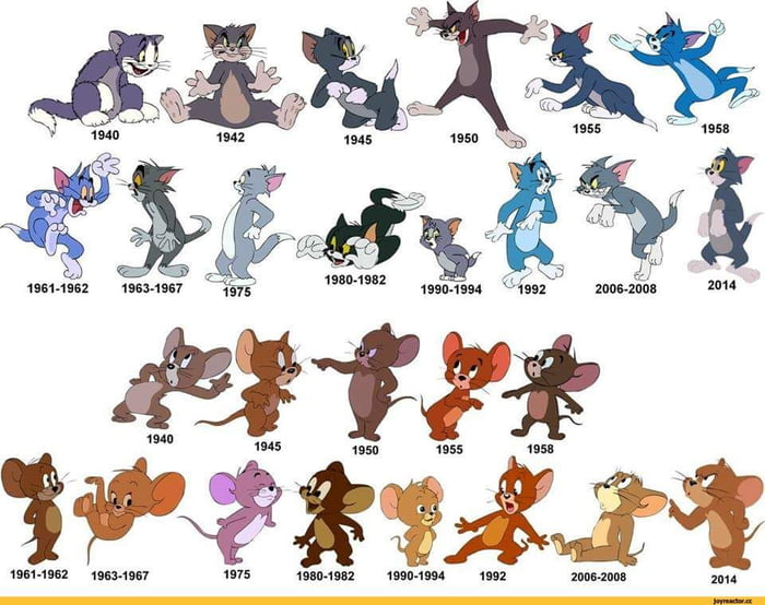 tom-and-jerry-evolution-9gag