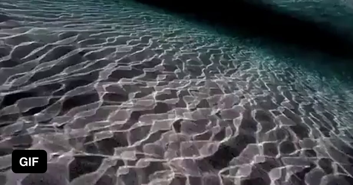 [Promoted] Waves reflecting underwater produce a caustic network. Visit