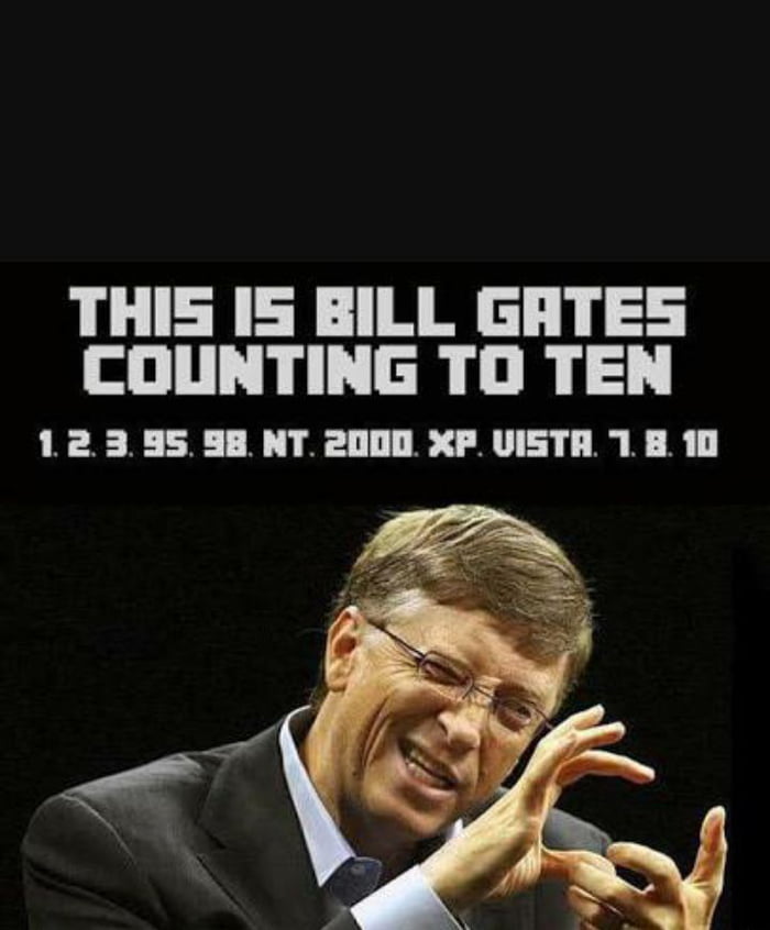 Bill gates counting to 10. - 9GAG