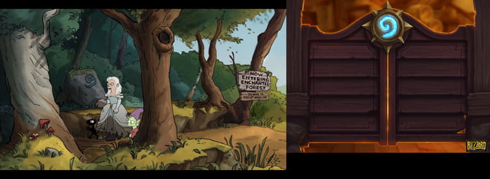 Hearthstone Easter Egg In Disenchantment 9gag