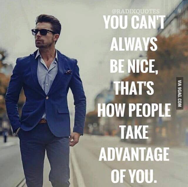 Never let any push you over !! - 9GAG