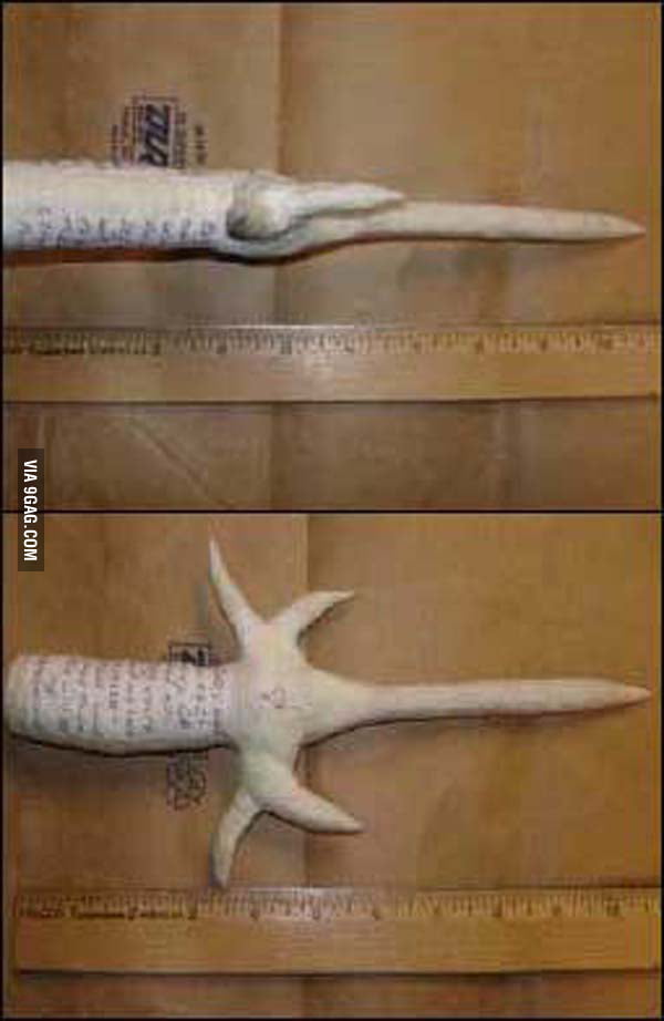 Toilet paper shank made by a prisoner 9GAG