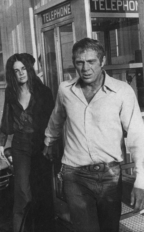 Ali MacGraw and Steve McQueen, 1970s. - 9GAG