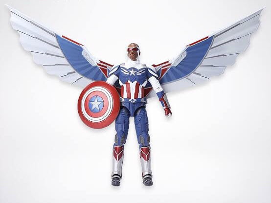 Official toy revealing MCU Falcon as the new Captain America. Based on ...