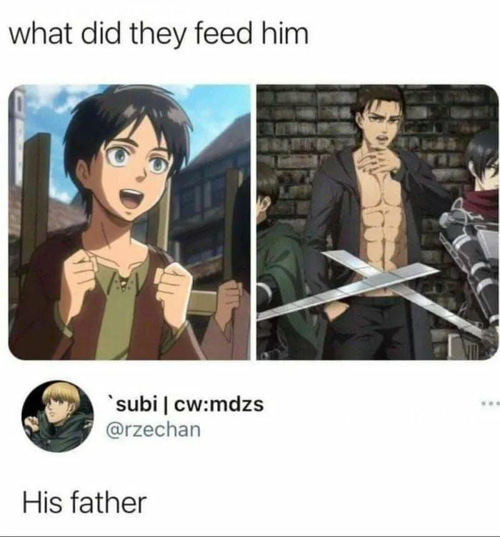 Send me your best AOT memes. Just finished season 4 - 9GAG