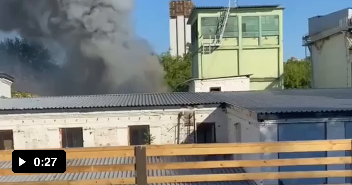 Pyrotechnics storage facility explosion in Moscow POV 9GAG