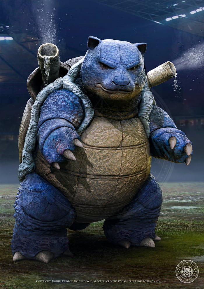 Realistic Blastoise - 9GAG