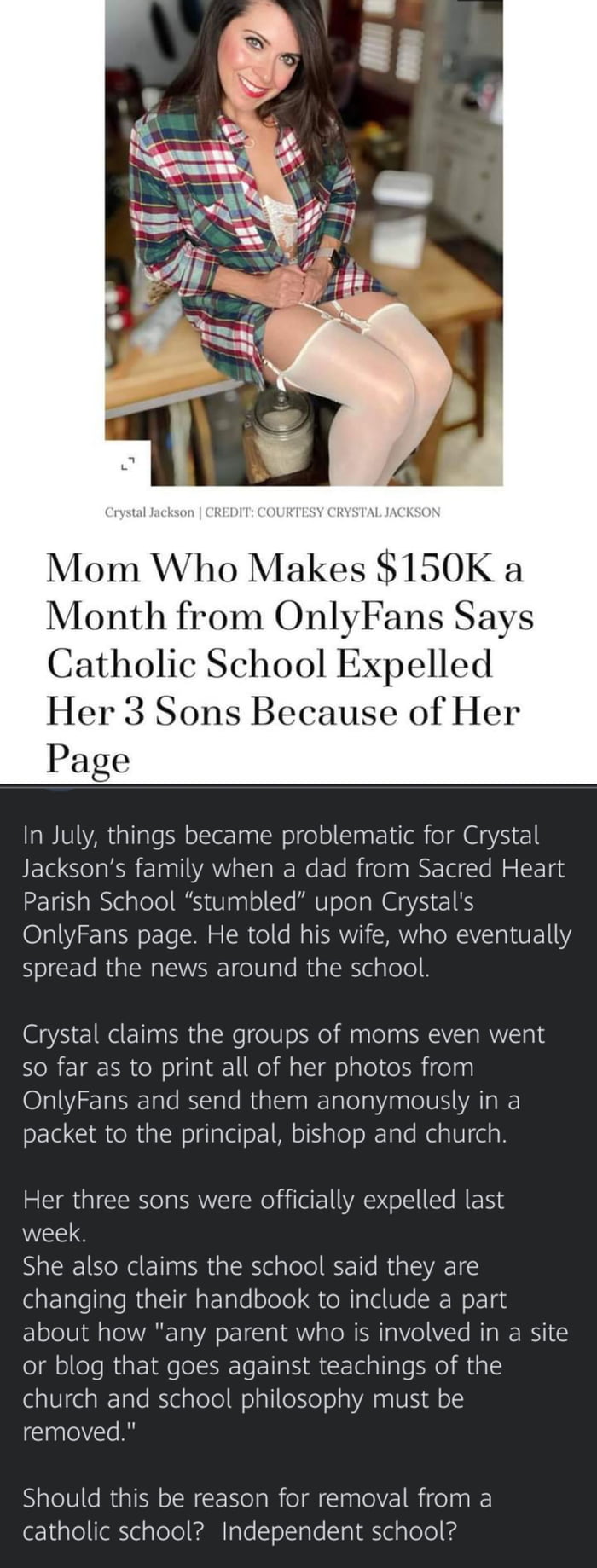 Onlyfans crystal cool OnlyFans Mom