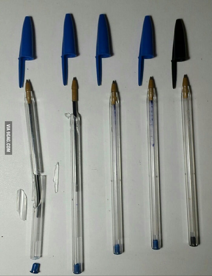To the person who posted a picture of an empty bic pen 9GAG