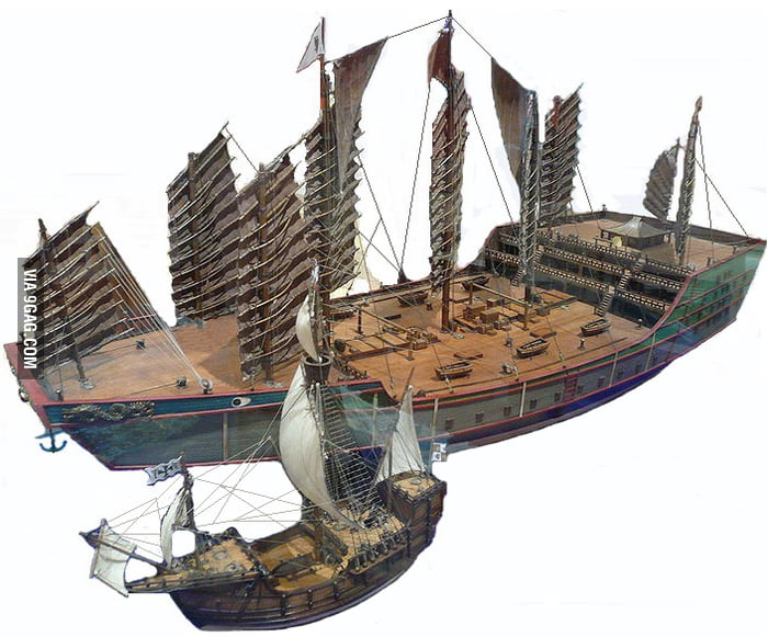 chinese-explorer-zheng-he-ship-compared-to-columbus-s-ship-9gag