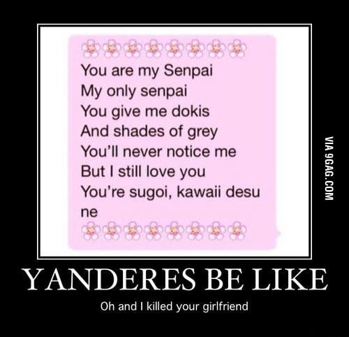 Yandere Poem 9gag 