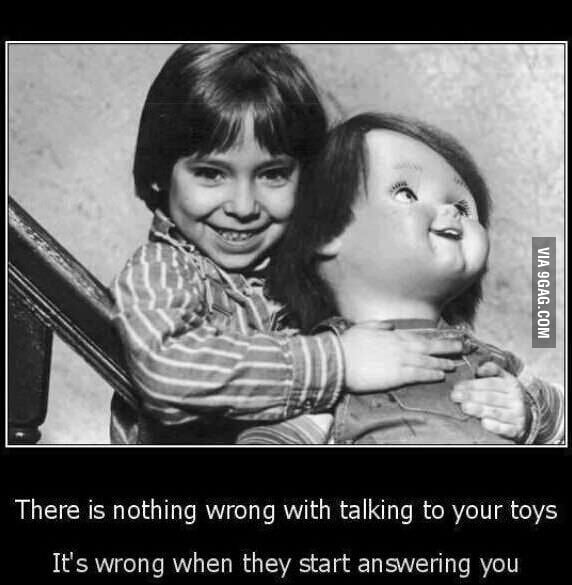 Hi! I'm Chucky, wanna play? - 9GAG