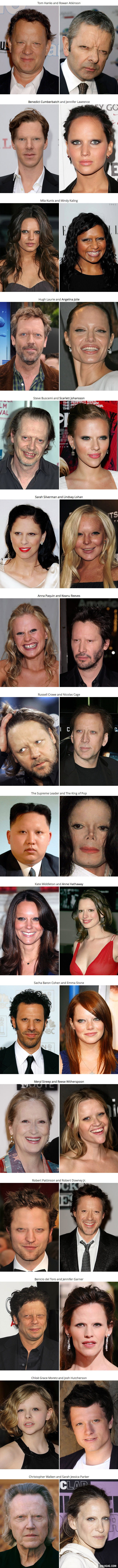 32 Celebrities Without Eyebrows