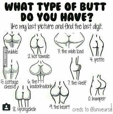 What Type Of Butt Do You Have 9gag