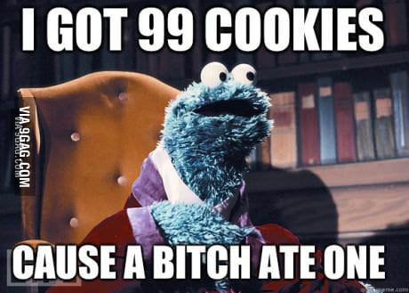 Cookie Monster's Problems - 9GAG