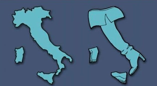 My country is shaped like a boot... - 9GAG