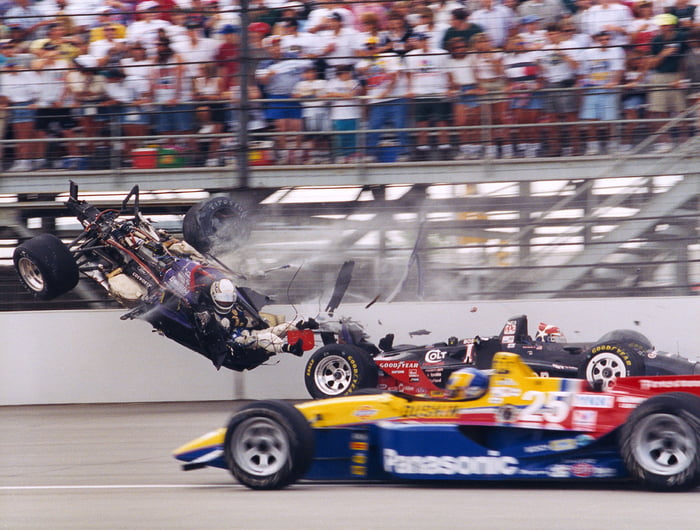 1995 Indy 500 crash Stan Fox survived but died five years later in a