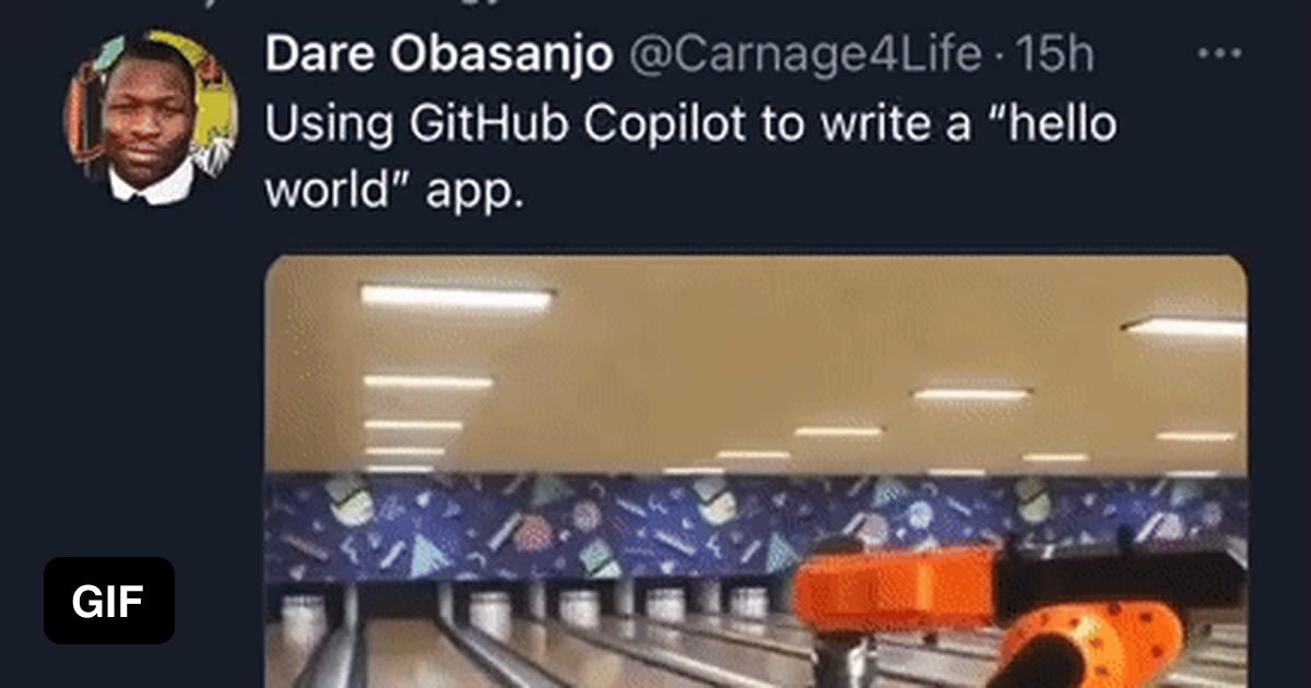 Using GitHub Copilot to write a hello world app 9GAG
