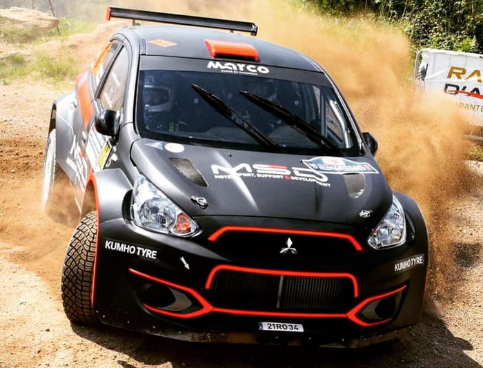 Mitsubishi SpaceStar Rally Car - 9GAG