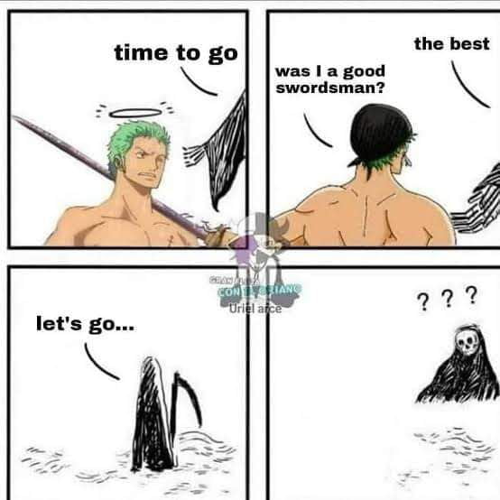 Zoro being zoro again - 9GAG