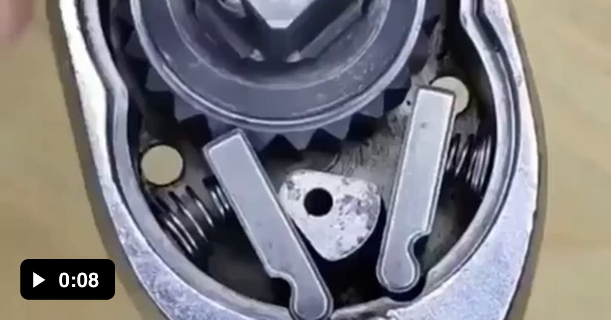 How a ratchet wrench works. 9GAG