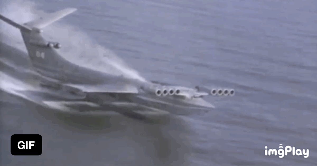 Soviet Water-Skimming Plane dubbed 