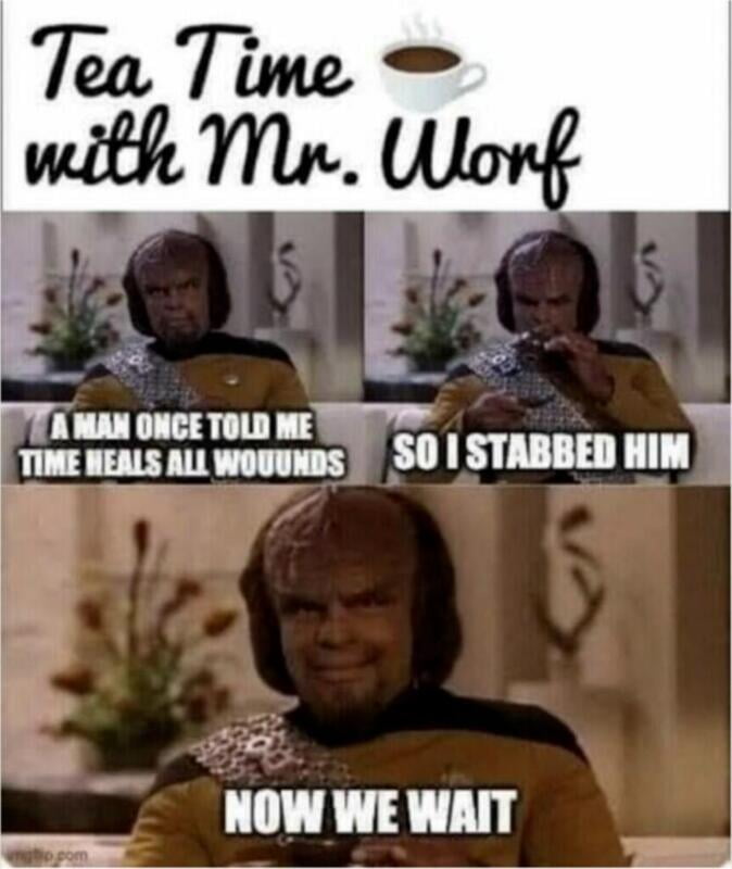 Follow Worf for more - 9GAG