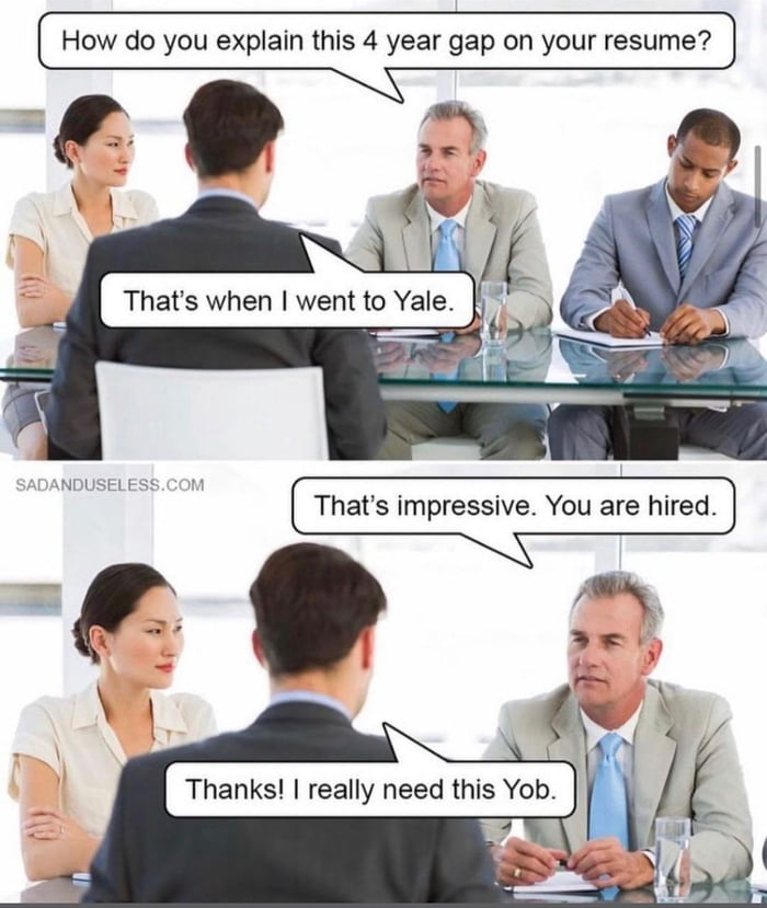 Interviews are hard - 9GAG