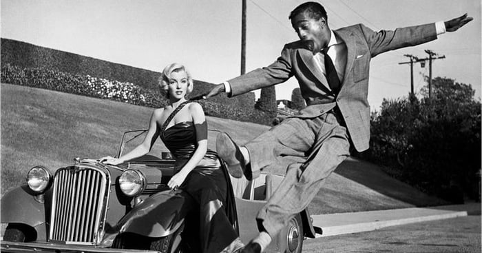 Marilyn Monroe Sammy Davis Jr 1953 9gag