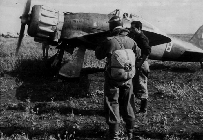 Eastern Front A Macchi Mc Saetta Lightning Of Squadriglia Regia Aeronautica