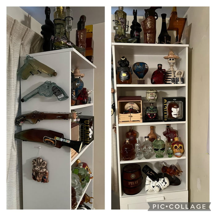 Liquor bottle collection I’ve been acquiring for twenty years. 9GAG