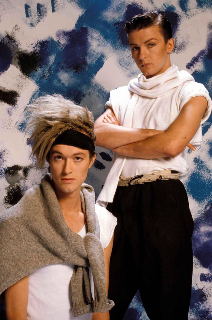 Ricky Gervais With His Bandmate 1982 9gag 0739