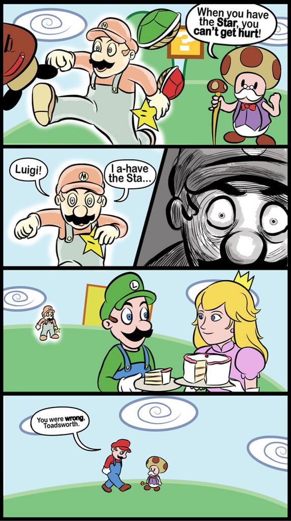 Mario can't get hurt - 9GAG