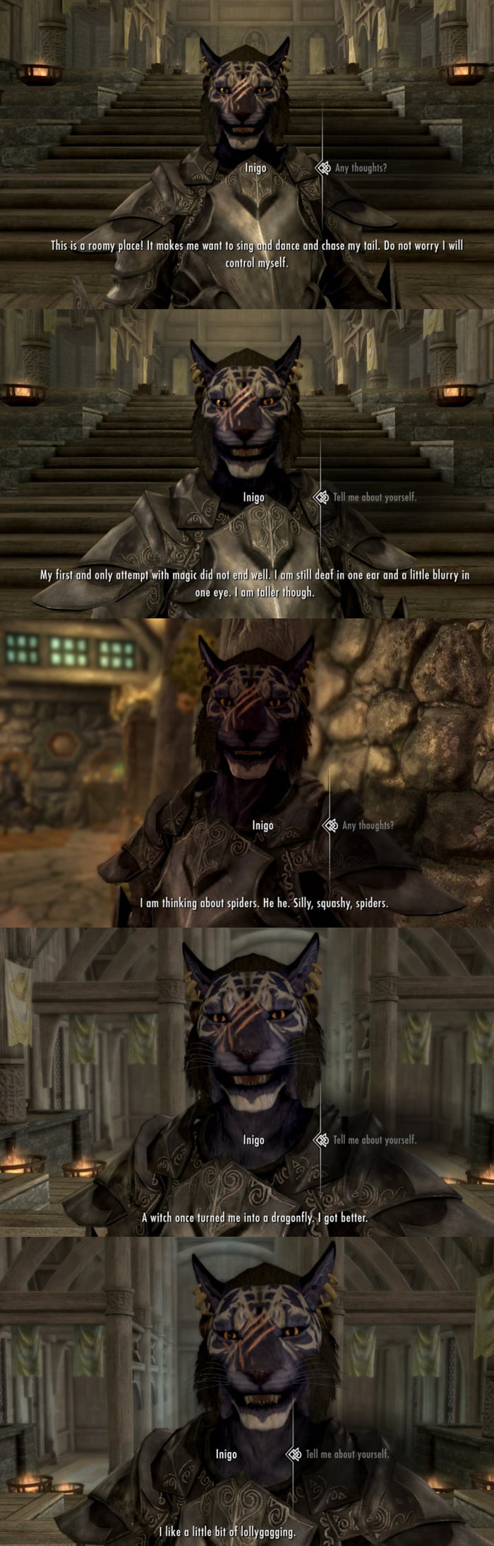 Inigo The Best Follower In Skyrim Part 4 9gag