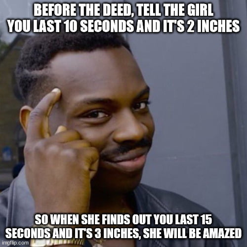 Underpromise and overdeliver, people. Can confirm, first part works ...
