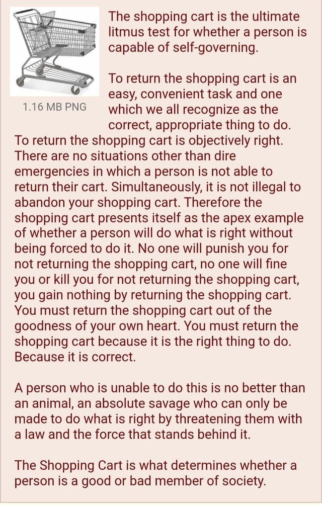 The Shopping Cart Theory 9gag