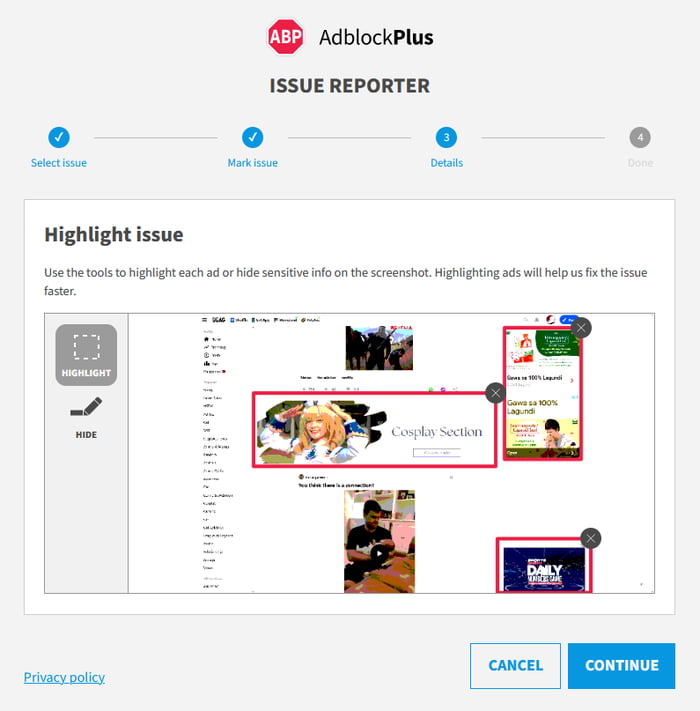 Adblock not working anymore 9gag